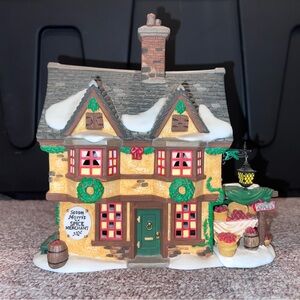 Rare Dept 56 Dickens Village - Seton Morris Spice Merchant - #56.58308 Bldg only